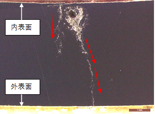 不鏽鋼三通管泄漏分析-失效分析案例