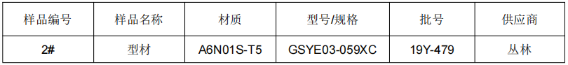 鋁材成分分析檢測