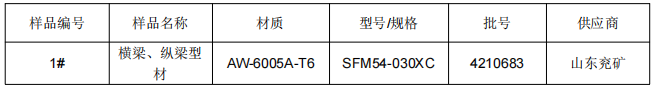 縱梁橫梁鋁型材成分檢測