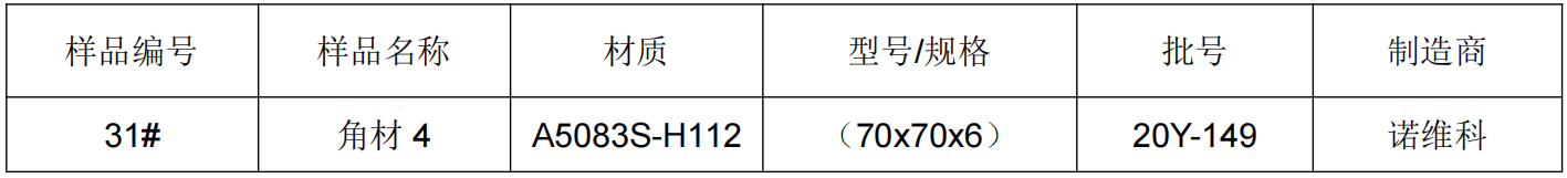 A5083S-H112角材拉伸試驗