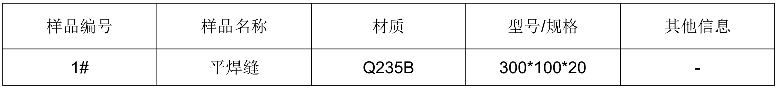 Q235B平焊縫焊接工藝評定