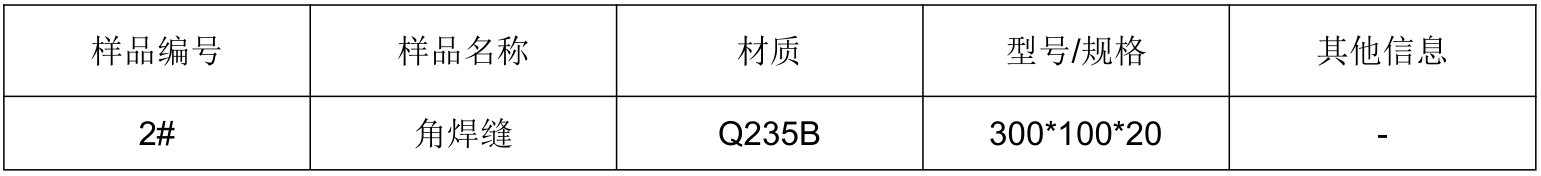 Q235B角焊縫焊接工藝評定